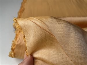 Acetat / viscose foer - blid abrikos med fed struktur 